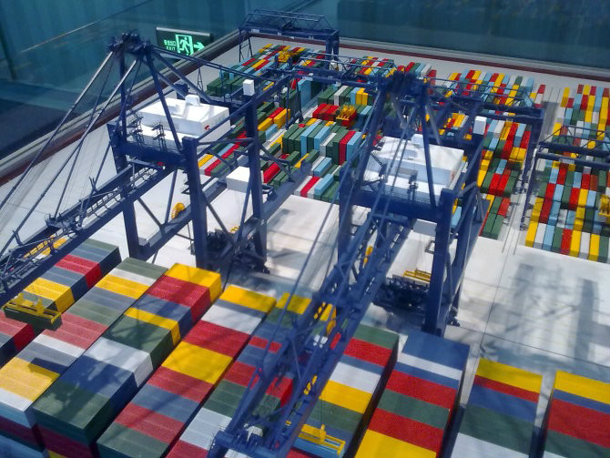 秦安县港口集装箱堆场