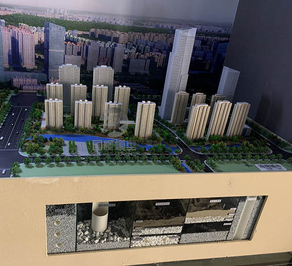 秦安县建筑模型